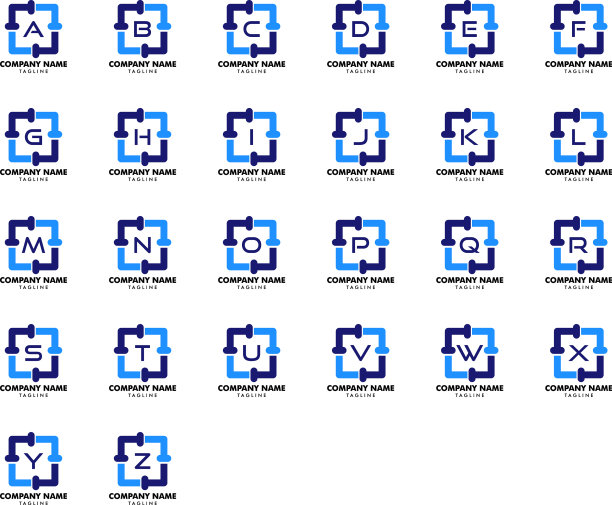 设置管道工业标志的首字母图片下载