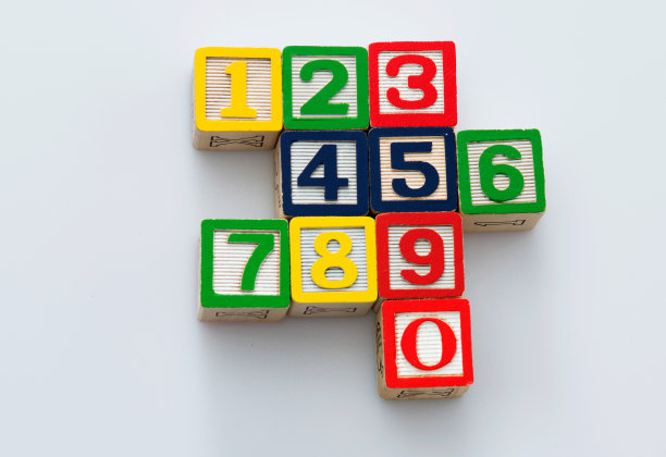 数字从0到9的木块图片下载