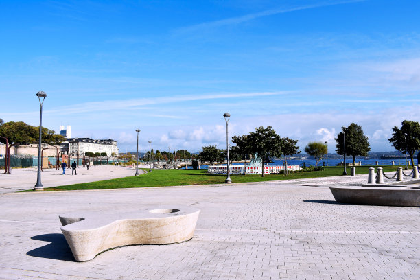 加利西亚La港Coruña。西班牙。欧洲。图片下载