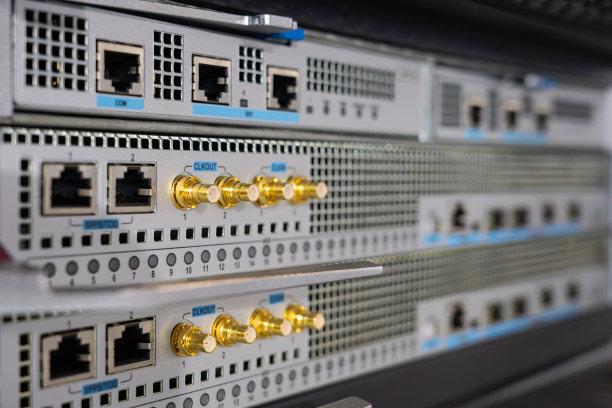 互联网信号交换设备接口面板图片下载