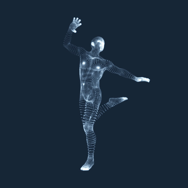 舞者表演剪影图片下载