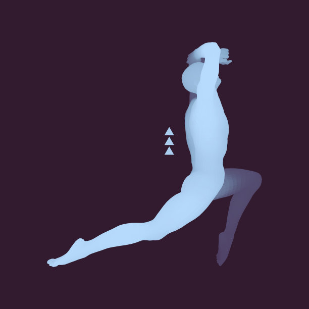 一个人摆着姿势，跳着一个舞者的剪影图片下载