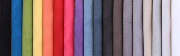 不同颜色的室内装饰织物样品图片下载