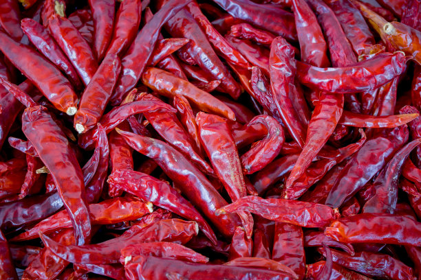 特写干红辣椒图片下载