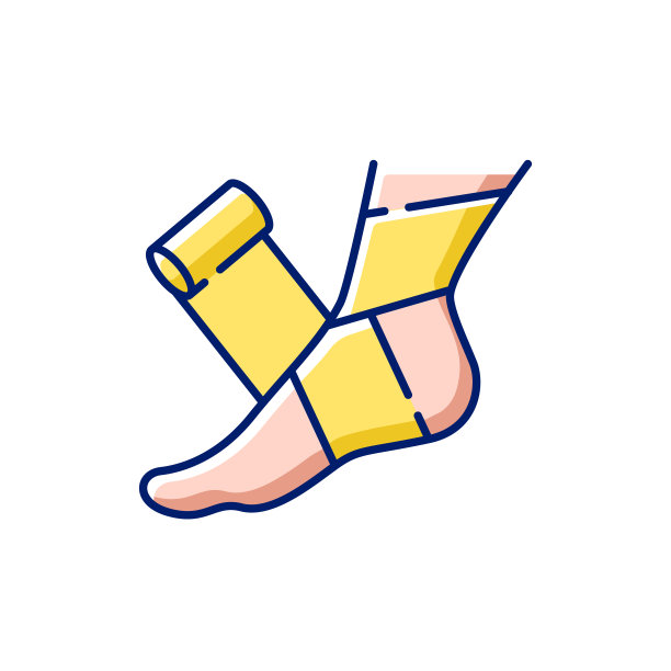 弹性绷带RGB颜色图标图片下载