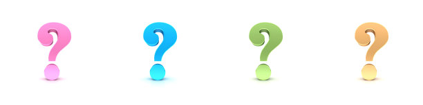 问号、问号、问号、标点符号、多色3d查询渲染图片下载