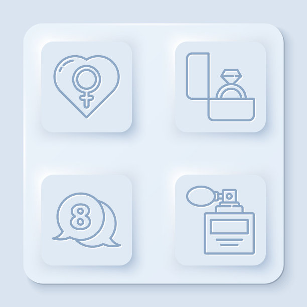 在心形钻石上镶线女性别图片下载