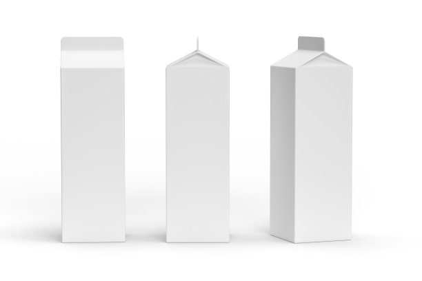 牛奶或果汁包装模型图片下载