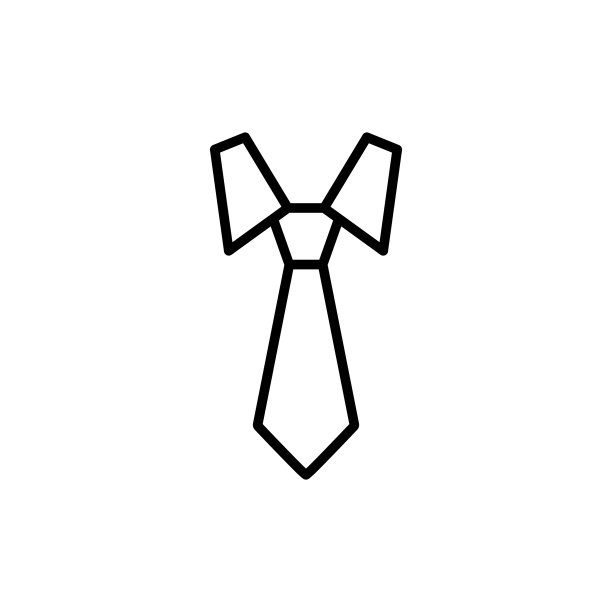 领带与颜色线黑色图标图片下载