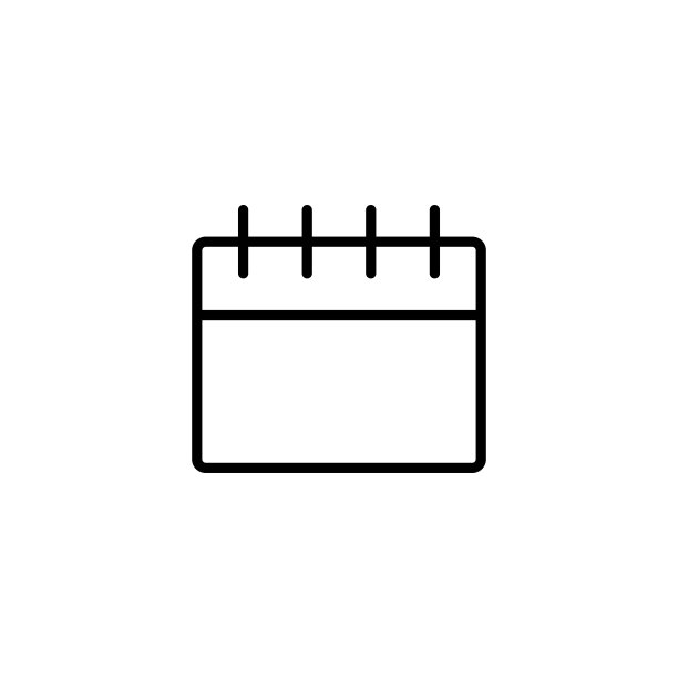 日历提醒线黑色图标图片下载