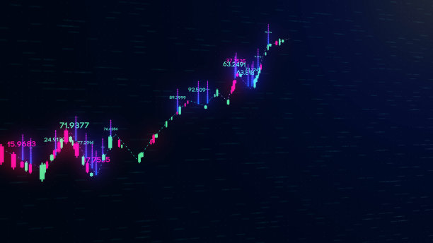 业务交换货币图表背景与世界地图4K图片下载