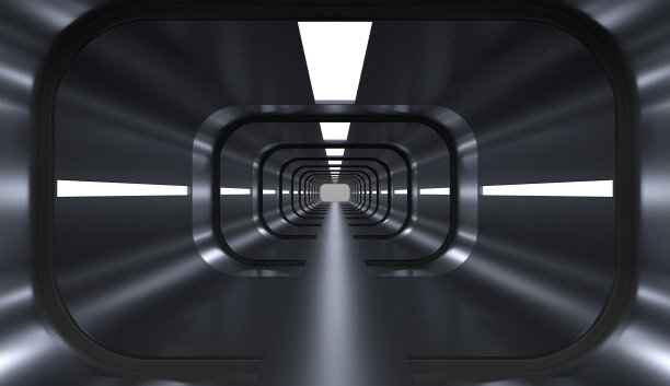 未来的隧道图片下载