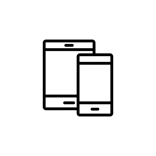 平板触摸屏智能手机笔记本电脑图标线图片下载