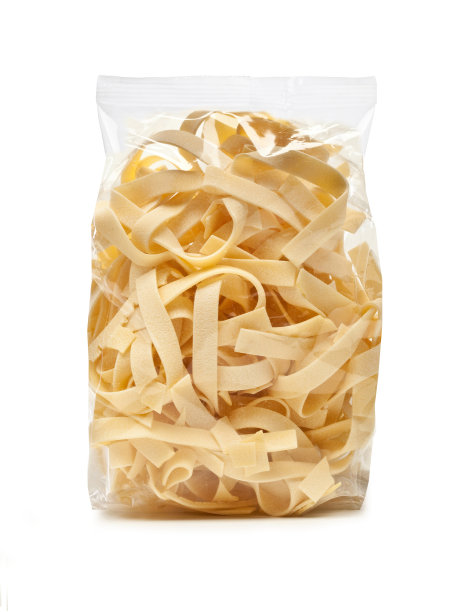 意大利面包装-“Pappardelle”型-隔离图片下载