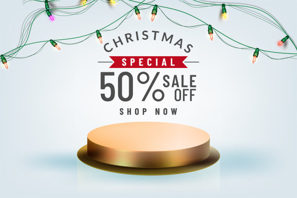 3D矢量简约奢华领奖台金色前面粉彩蓝色背景展示场景舞台平台展示产品销售横幅展示产品，化妆品。图片下载