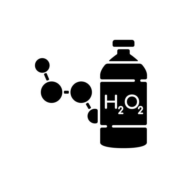 双氧水黑色符号图标图片下载