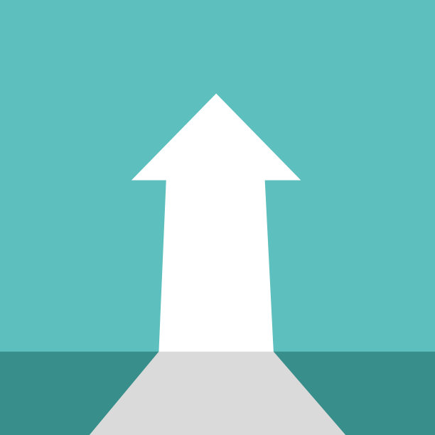 箭头的背景。平面设计。插图图片下载