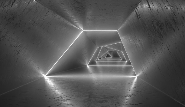 霓虹隧道图片下载