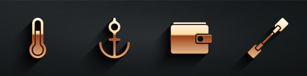 设置气象温度计锚钱包和图片下载