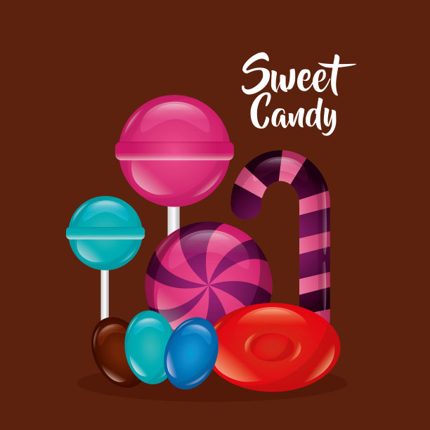 甜蜜的糖果的概念图片下载