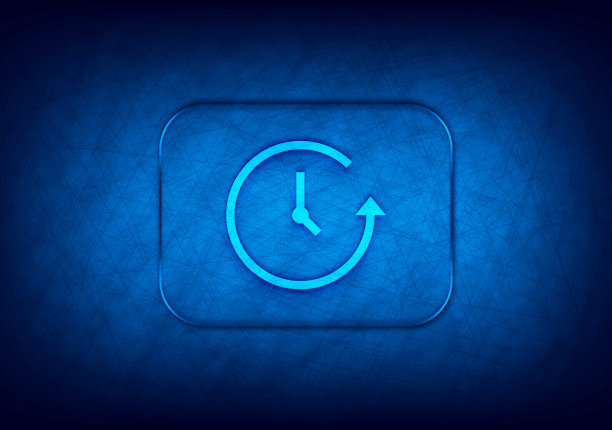 历史图标抽象数字设计蓝色背景图片下载