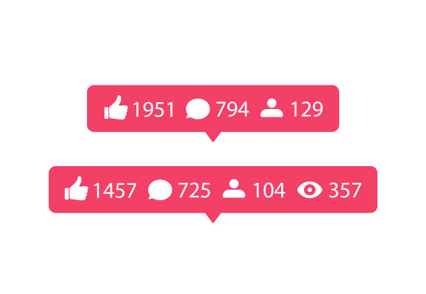 社交媒体图标图片下载