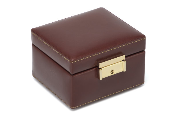 皮革棕色礼品盒图片下载
