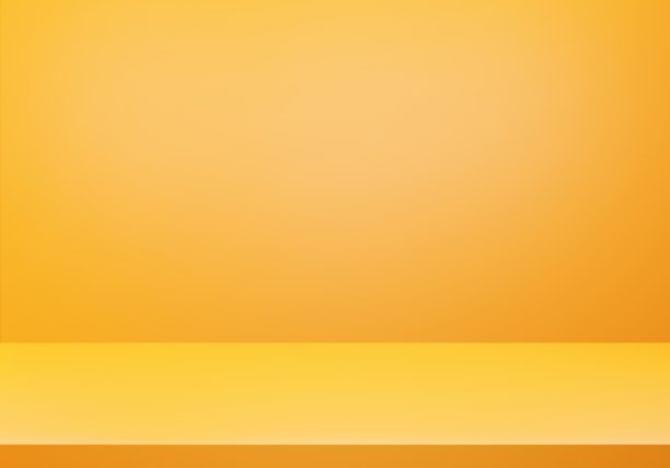 空橙色抽象最小概念背景的3d渲染。场景广告，化妆品广告，食品，展示，展示，网站，横幅，霜，时尚，夏季。插图。产品显示图片下载