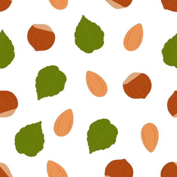 杏仁和榛子图片下载