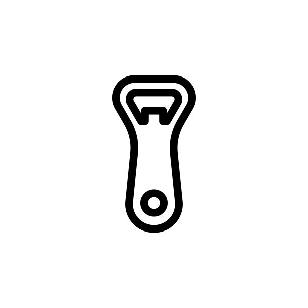 开瓶器图标矢量设计的潮流图片下载