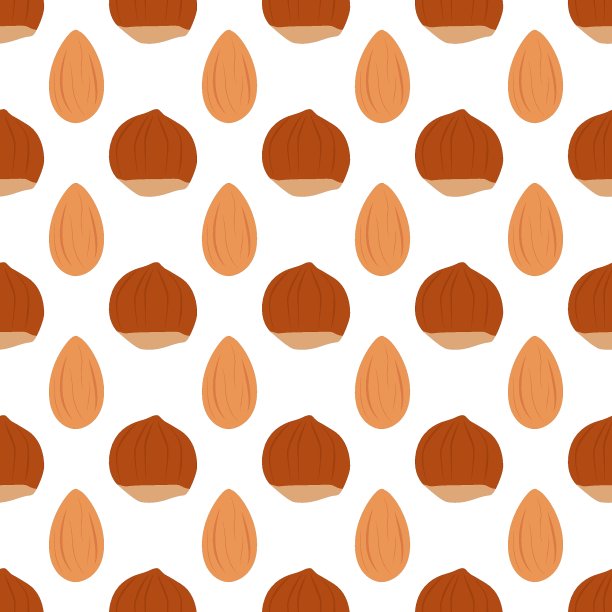 杏仁和榛子图片下载