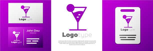 标识式马提尼玻璃图标孤立在白色图片下载