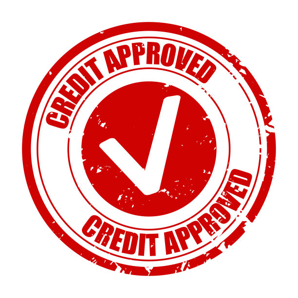 认可信用，认可纹理印章图片下载