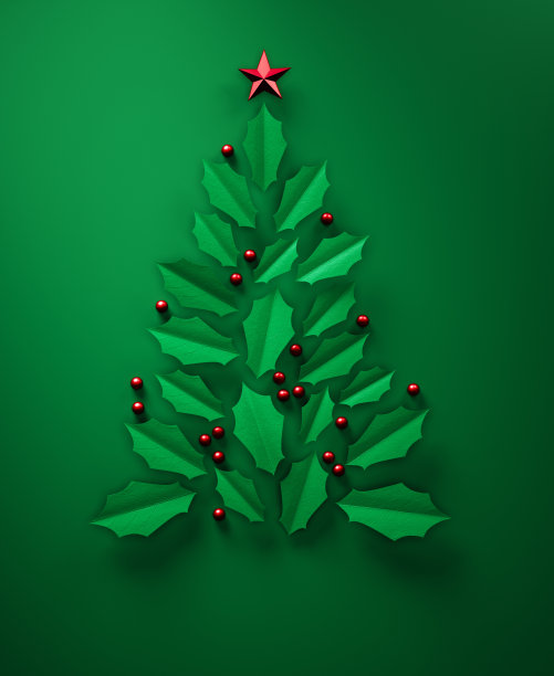 抽象的圣诞树图片下载