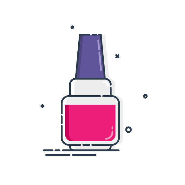 化妆品容器指甲油女性时尚图片下载