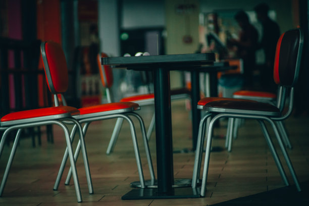 餐厅里的桌椅图片下载