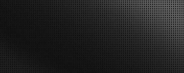 几何多边形背景，抽象的黑色金属壁纸图片下载