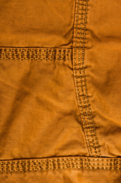 衣服项目石洗棉织物纹理接缝，扣，钮扣和铆钉，宏观图片下载