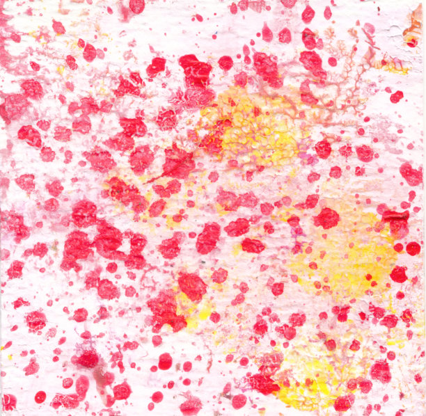 各种颜色的图形背景。在水彩纸上粘贴丙烯酸。图片下载