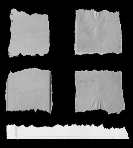 撕成黑色的纸图片下载