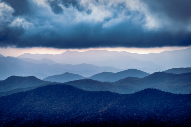 蓝岭山脉高清景观图片下载