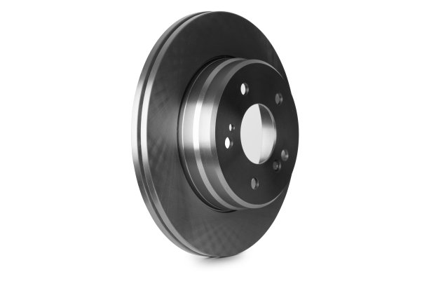 白色背景上的汽车刹车盘图片下载