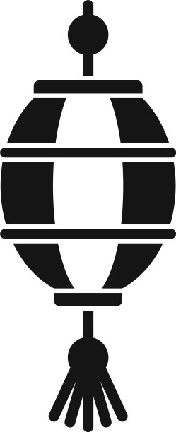 节日的中国灯笼图标简单的风格图片下载