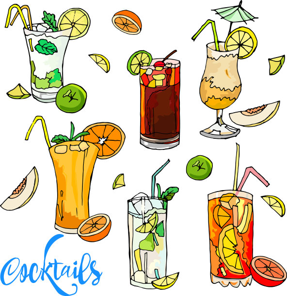 鸡尾酒由各种图片下载