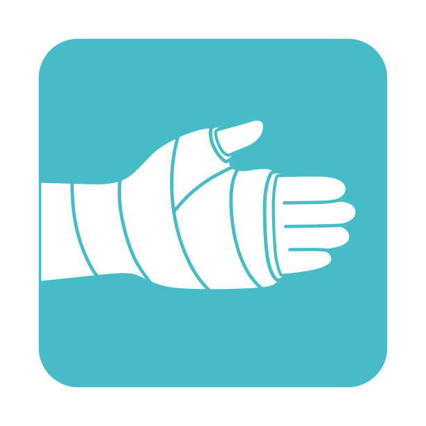 断臂，骨折，整形石膏偶像。图片下载