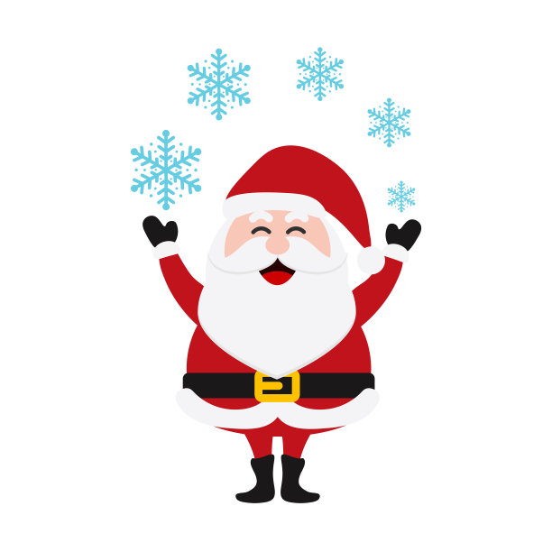 圣诞老人集，圣诞老人集。圣诞快乐，向量冬季背景。一套可爱的卡通圣诞老人和圣诞鹿。矢量插图和图标图片下载