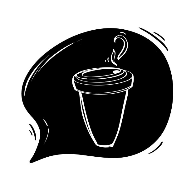 可爱可爱的手绘茶咖啡图片下载