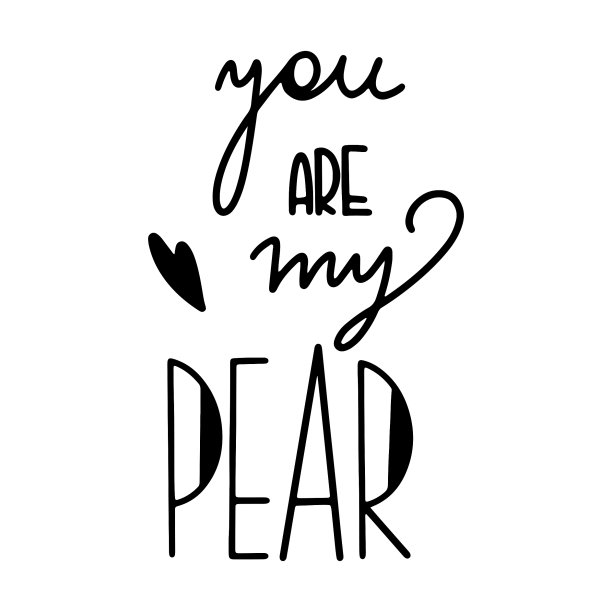 可爱可爱的梨和切片图片下载