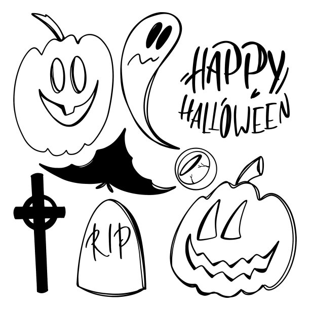 可爱可爱的万圣节图片下载