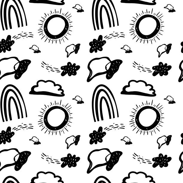 可爱可爱的苗圃装饰元素图片下载